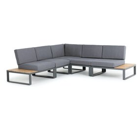 Eurofar Eurofar Albufeira Modular Lounge Corner Set | Alu Antraciet Eurofar Eurofar Albufeira Modular Lounge Corner Set | Alu Antraciet