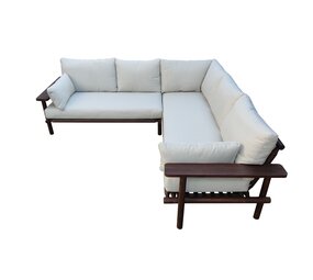 Eurofar Eurofar Laruna Lounge Corner Set | 2 stuks | Hout Acacia Vintage Donker Teak Look Eurofar Eurofar Laruna Lounge Corner Set | 2 stuks | Hout Acacia Vintage Donker Teak Look