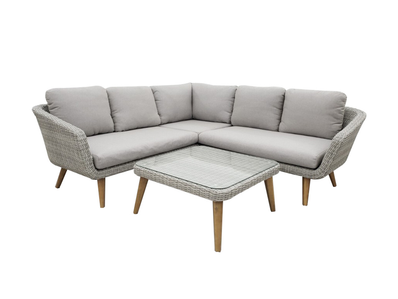 Eurofar Eurofar Mira Corner Set | 3 Stuks | Alu Lichtgrijs