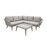 Eurofar Eurofar Mira Corner Set | 3 Stuks | Alu Lichtgrijs