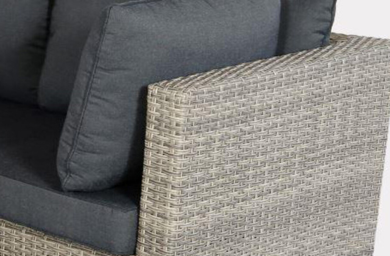 Eurofar Eurofar Almadia Modulo Lounge Corner Set | 4 Stuks | Natural Kobo | Grijs