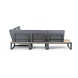 Eurofar Eurofar Albufeira Modular Lounge Corner Set | Alu Antraciet