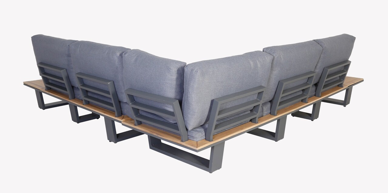 Eurofar Eurofar Lota Lounge Corner Set | 3 Stuks | Antraciet