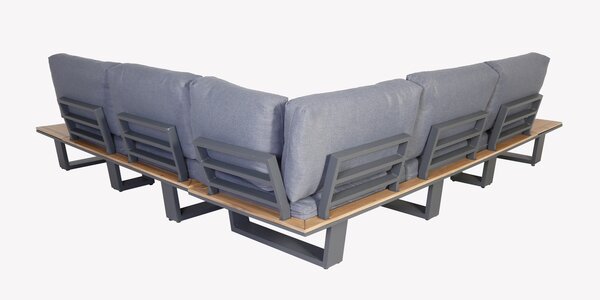 Eurofar Eurofar Lota Lounge Corner Set | 3 Stuks | Antraciet