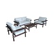 Eurofar Eurofar Laruna Lounge Set | Hout Acacia Vintage Donker Teak Look
