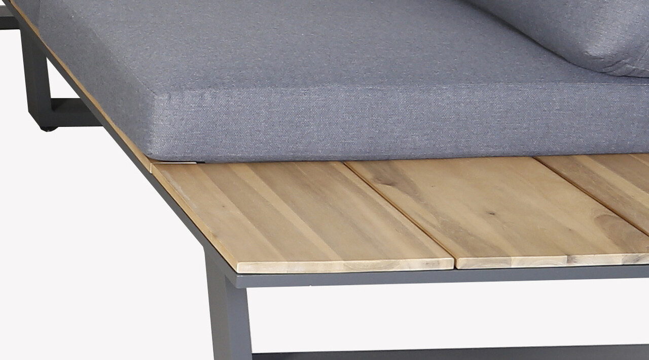 Eurofar Eurofar Lota Lounge Corner Set | 3 Stuks | Antraciet