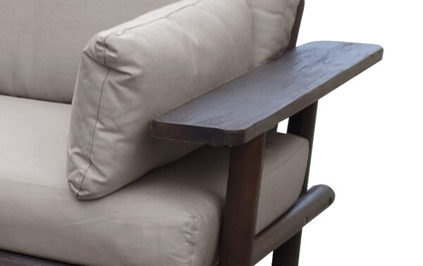 Eurofar Eurofar Zambra Lounge Corner Set | 3 Stuks | Gevlochten Buitenkant Plat Gebroken Wit