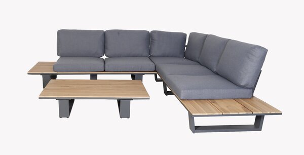 Eurofar Eurofar Lota Lounge Corner Set | 3 Stuks | Antraciet