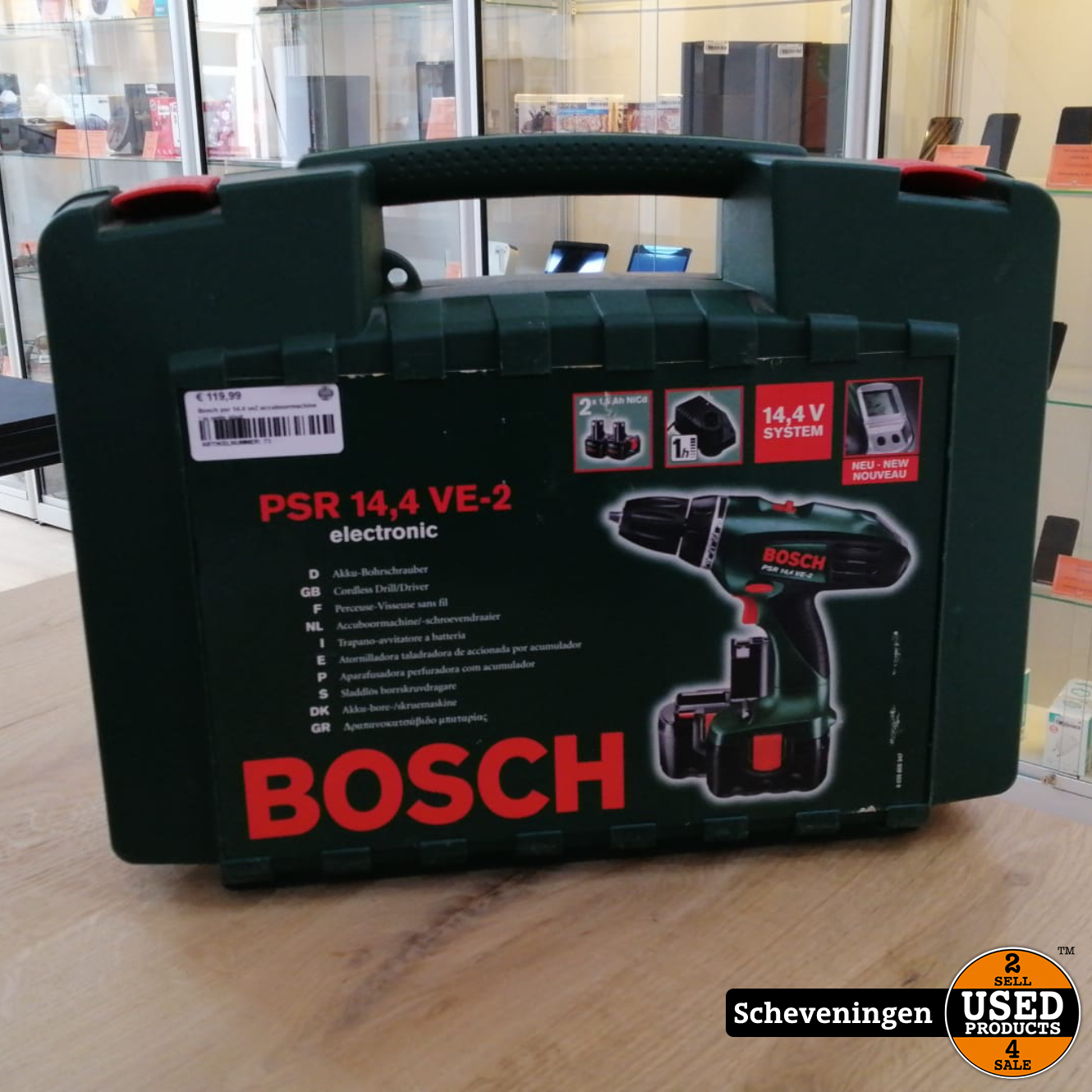 Hoeveelheid geld Leninisme mager Bosch PSR 14.4 VE2 Accuboormachine | in nette staat - Used Products  Scheveningen