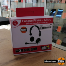 Under Control Casque Filaire + micro PC Headset | nieuw