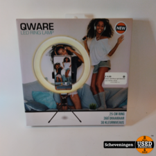 Qware LED Ring Light Geschikt voor TikTok | nieuw