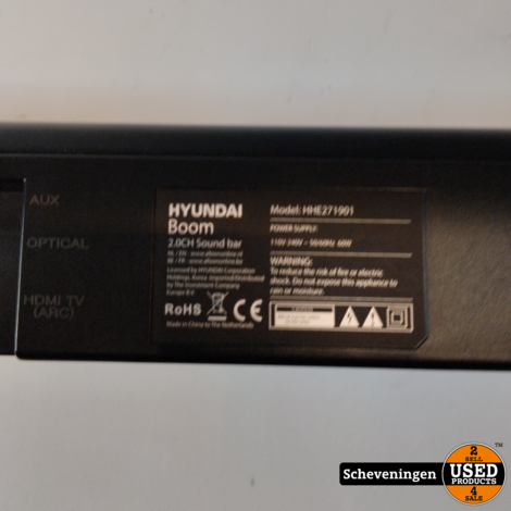 Hyundai HHE271901 Boom Soundbar zwart | nette staat