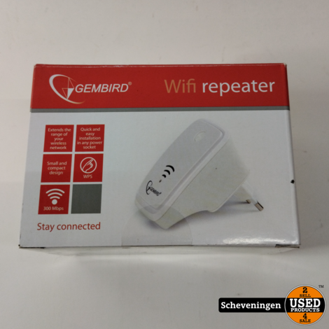Gembird WiFi repeater WNP-RP-002 | nieuw