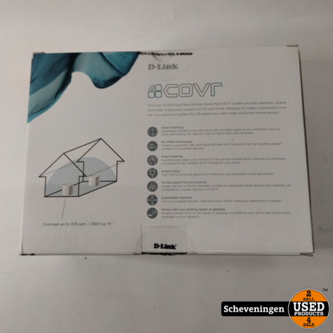 D-link AC1200 Dual Band Whole Home Mesh Wifi System | nieuw