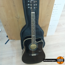 EverPlay Ap-400CEQ BK Akkoestische elektrische gitaar | nette staat