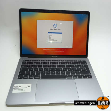 Macbook Pro 2017 i5 8GB 128GB | nette staat