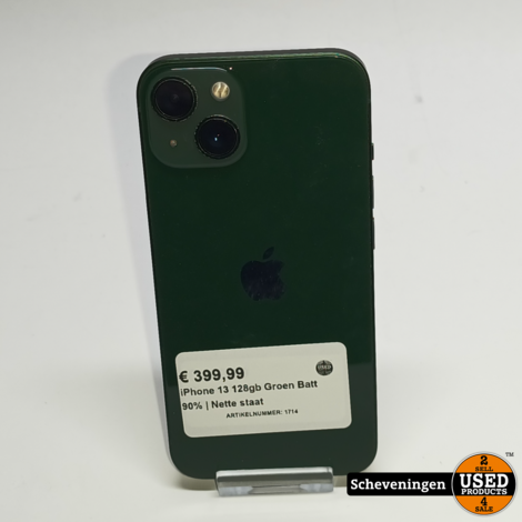 iPhone 13 128gb Groen Batt 90% | Nette staat