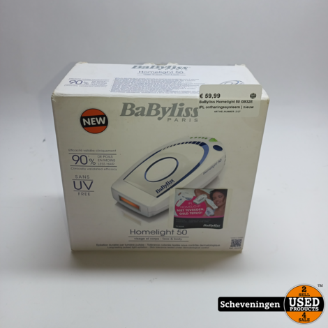 BaByliss Homelight 50 G932E IPL ontharingssysteem | nieuw