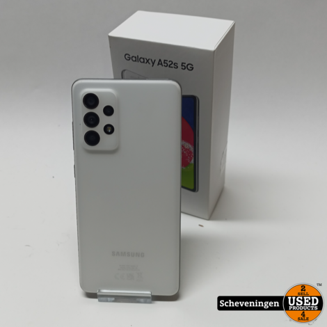 Samsung Galaxy A52s 5G 128GB wit | nieuwstaat