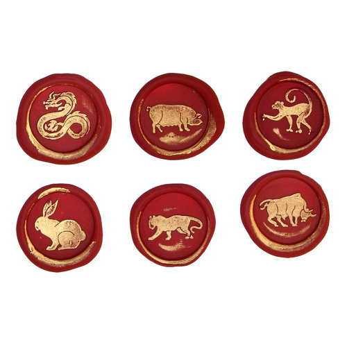 Bortoletti Wax seal symbols - Chinese zodiac 2 Bortoletti Wax seal symbols - Chinese zodiac 2