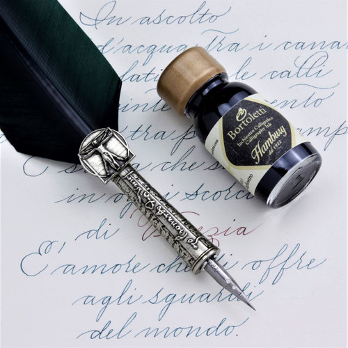 Bortoletti Bortoletti quill pen set Vitruviano Bortoletti Bortoletti quill pen set Vitruviano