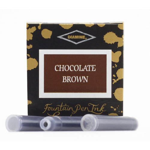 Diamine Chocolate brown inkt cartridge Diamine Chocolate brown inkt cartridge