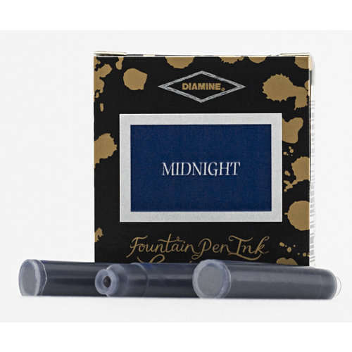 Diamine Midnight inkt cartridge Diamine Midnight inkt cartridge