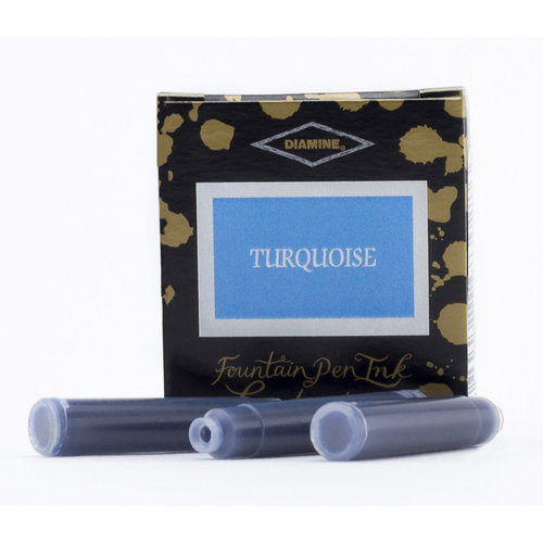 Diamine Turquoise inkt cartridge - Diamine