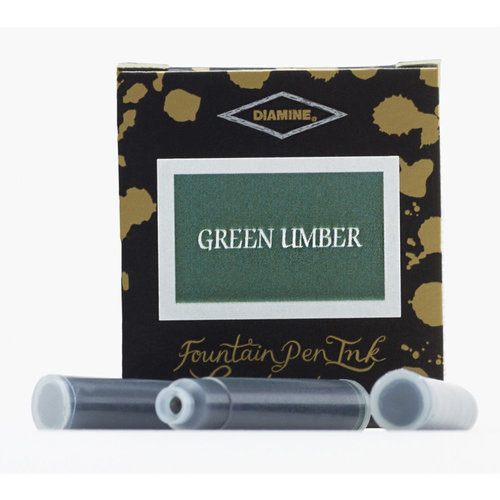 Diamine Green Umber inkt cartridge Diamine Green Umber inkt cartridge