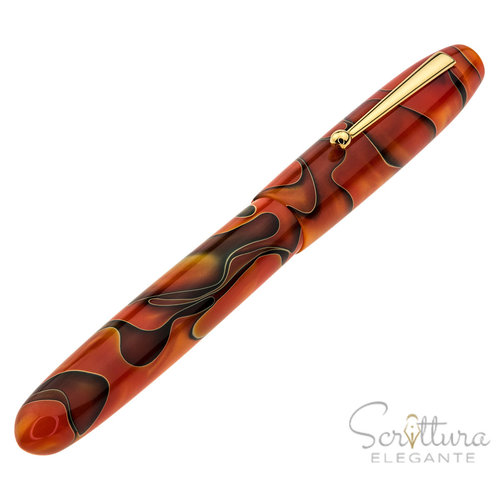 Edison Pen Co Edison Collier - Persimmon Swirl Edison Pen Co Edison Collier - Persimmon Swirl