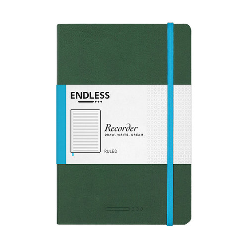 Endless Notebooks Endless recorder - Forest Canopy - Gelinieerd Endless Notebooks Endless recorder - Forest Canopy - Gelinieerd