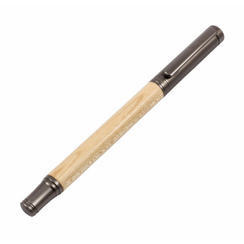 Gazing Far tm2 fountainpen - Maple/gunmetal Gazing Far tm2 fountainpen - Maple/gunmetal
