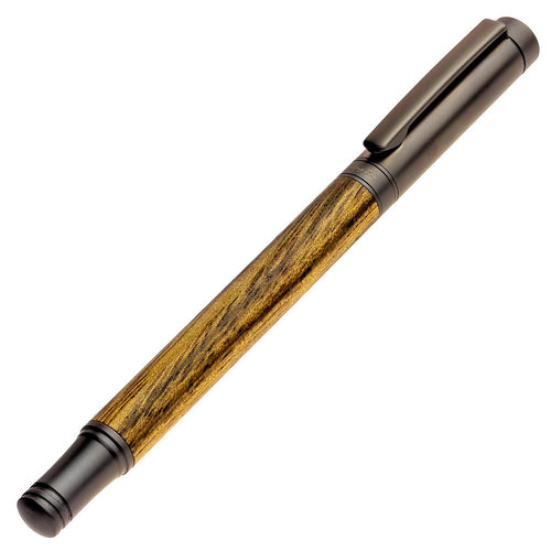 Gazing Far tm2 fountainpen - Zebra/gunmetal Gazing Far tm2 fountainpen - Zebra/gunmetal