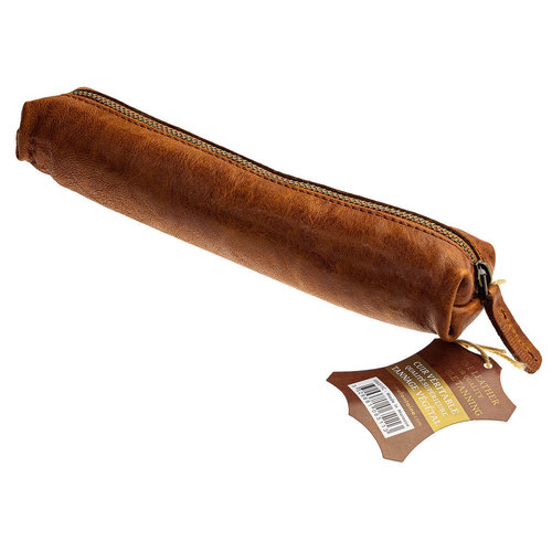 Clairefontaine Flying Spirit Mini pencil case - Cognac Clairefontaine Flying Spirit Mini pencil case - Cognac