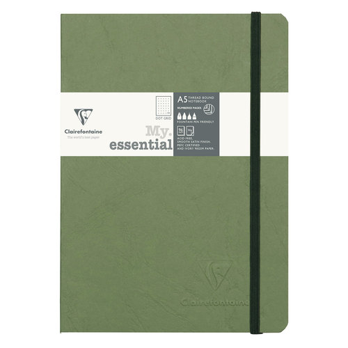 Clairefontaine My Essential Bullet Journal - Green Clairefontaine My Essential Bullet Journal - Green