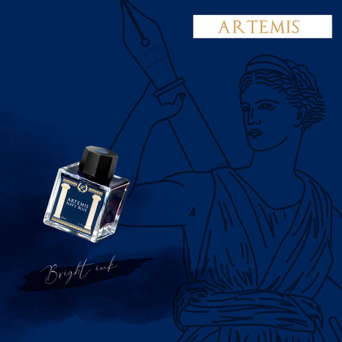Laban Greek Mythology inkt - Artemis Blue - Sample Laban Greek Mythology inkt - Artemis Blue - Sample