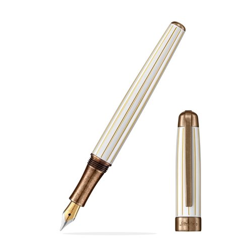 Laban Laban fountain pen Antique II - White Laban Laban fountain pen Antique II - White