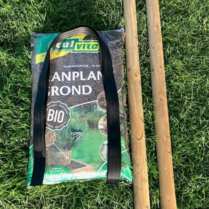 Boompalenset (palen, boomband en grond)