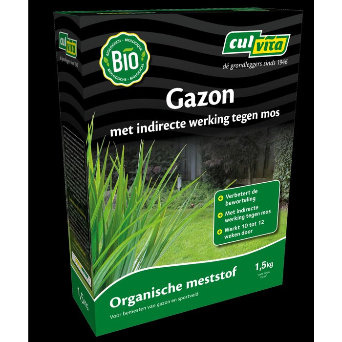 Gazonmest - Organische Gazonmest tegen mos