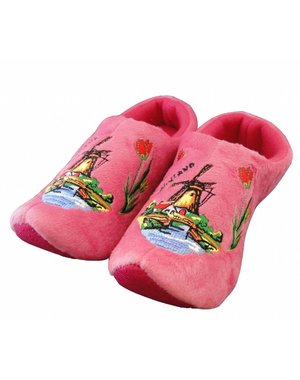 Klomppantoffels molen Roze