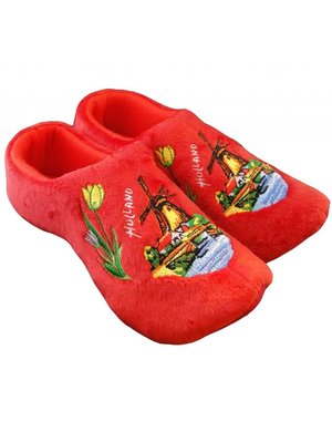  Clog Pantoffeln Windmühle Rot