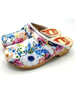 DINA Swedish clogs Flowerparty