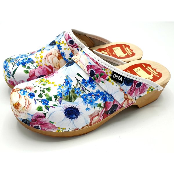 DINA Swedish clogs flowerparty