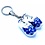 Klompsleutelhanger 2 klompjes Delftblue