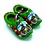 Souvenir woodenshoes 8cm green