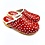 DINA Swedish clogs red with dots