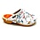 DINA Swedish clogs with floral motif