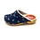 DINA Zweedse klompen blauw met witte scheepsankers
