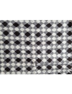 DINA woolen blanket checked 160*200cm (ecological)