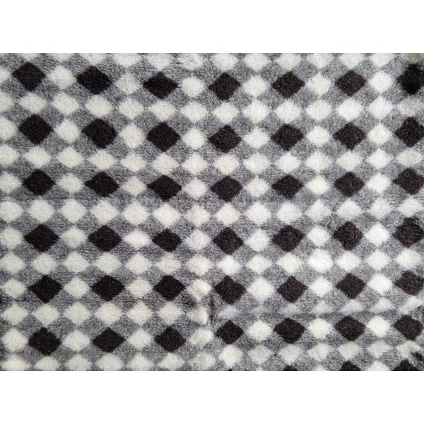 DINA woolen blanket checked 160*200cm (ecological)